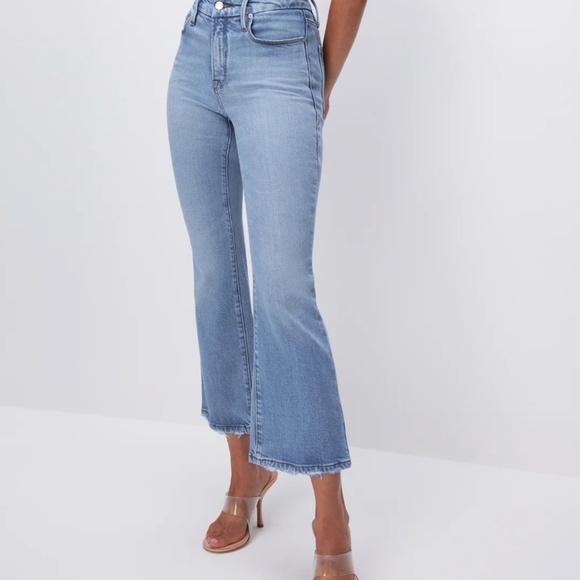 Good American Cropped mini boot Jeans - Picture 1 of 6